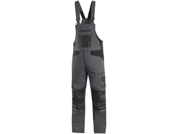WORK Flex Bib Trousers 1030 130 710 grey