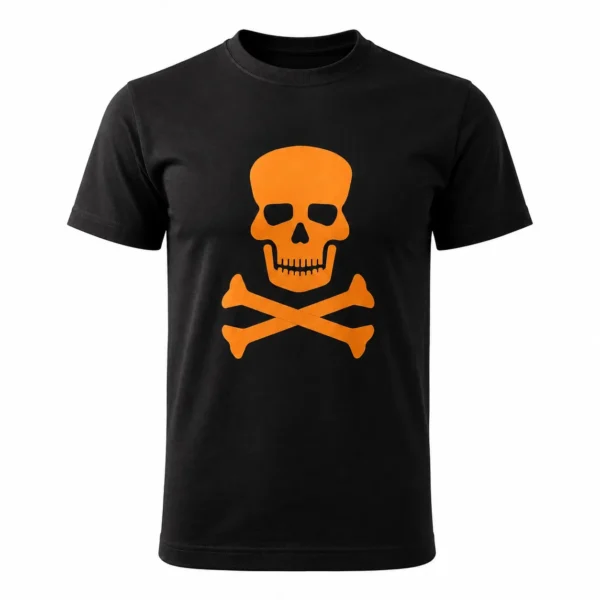 DEAD CIRCUIT – Industrial Hazard Skull T Shirt0
