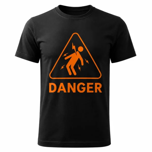 LIVE WIRE – Danger Voltage T Shirt0
